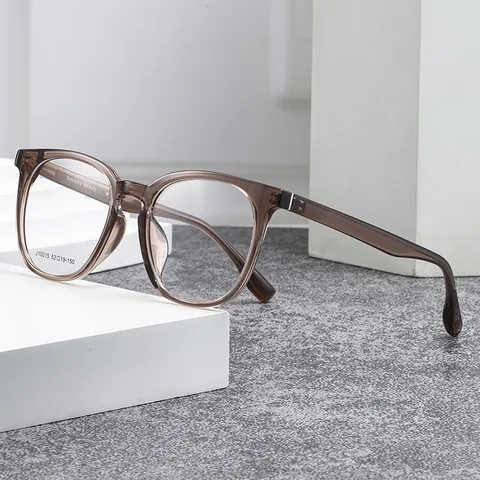 Mode Vierkante Optische Brilmontuur TR90 Materiaal Unisex Vintage Stijl Transparant Grijs Koffie Schildpad Volledig Montuur Bril
