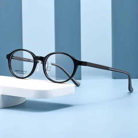 2025 Mode Ovaal Brilmontuur Voor Vrouwen TR90 Lichtgewicht Volledig Frame Bril Voor Glazen op Sterkte Dagelijks Kantoor
