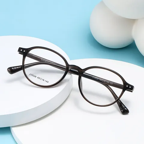 Vintage Oval TR90 Full Frame Optical Glasses Frame Women Fashion Commuting Myopia Eyeglasses Frame J10026
