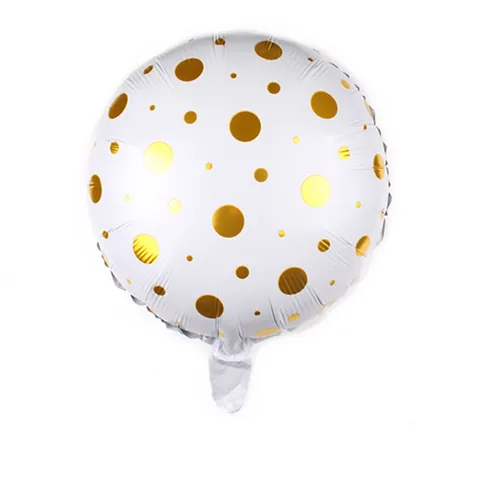Palloncini in Alluminio Rotondi a Pois Decorazioni per Feste di Compleanno Celebrazione Bambini Baby Shower Forniture per Eventi