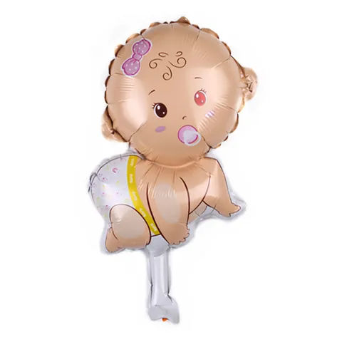 Mini Baby Shower Aluminiumfolie Ballonnen Cartoon Babyfles Fopspeen Vorm Voor Gender Reveal Verjaardagsfeest Decoraties