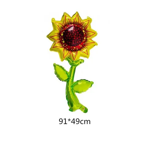 Rose Sunflower Tulip Daisy Flower Shaped Aluminum Foil Balloons Floral Mylar Balloon For Birthday Wedding Party Decoration
