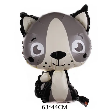 Ballon Mignon en Feuille d'Aluminium d'Animaux Panda Lion Pingouin Éléphant pour Décoration de Fête d'Anniversaire d'Enfants