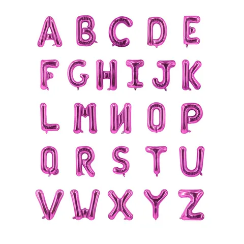 Metallisch Aluminiumfolie Alphabet Buchstabe Ballon A-Z Mylar Ballons Für Hochzeit Geburtstag Party Feier Dekoration