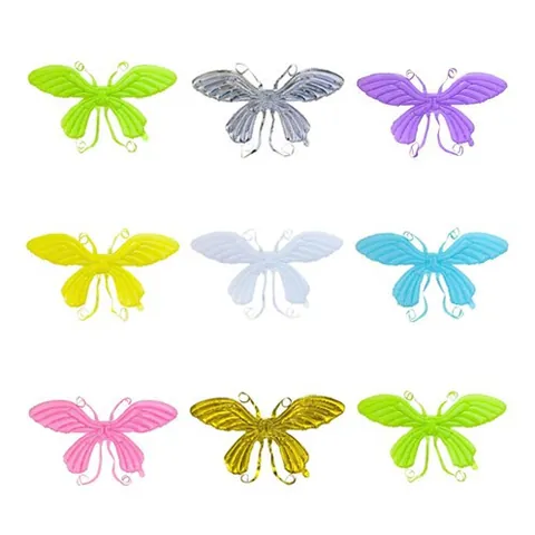 Butterfly Wing Aluminum Film Balloon Inflatable Wearable Strapped Wings For Kids Birthday Party Decoration Costume Props