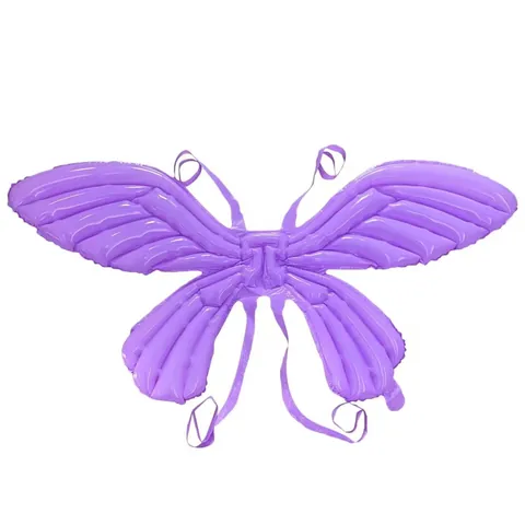 Butterfly Wing Aluminum Film Balloon Inflatable Wearable Strapped Wings For Kids Birthday Party Decoration Costume Props