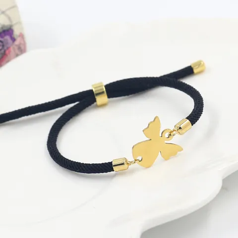 Roestvrij Staal Milanees Koord Gevlochten Armband Met Goud Kruis Ster Engel Bedeltje Voor Dames Heren Verstelbare Sieraden Cadeau