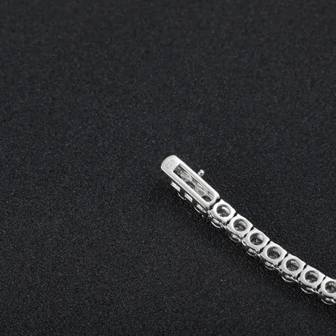 925 Sterlingsilber Tennis Armband Für Herren Damen Hip Hop Zirkonia Mikro Eingelegt Kette Link Armband Schmuck