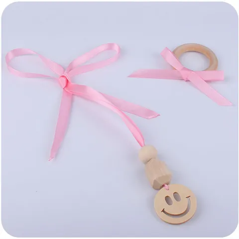 Polyester Satin Ribbon For DIY Pacifier Chain Baby Teether Accessories Gift Wrapping Smooth Decorative Fabric Ribbon