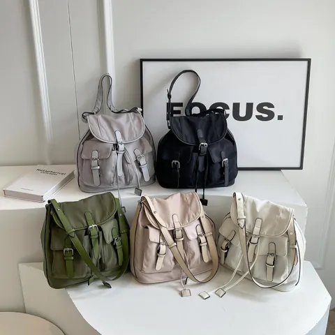Borsa a Tracolla da Donna in Tela Vintage con Tasche Multiple Grande Capacità Funzionale Sotto l'Ascella per Viaggi Quotidiani Casual