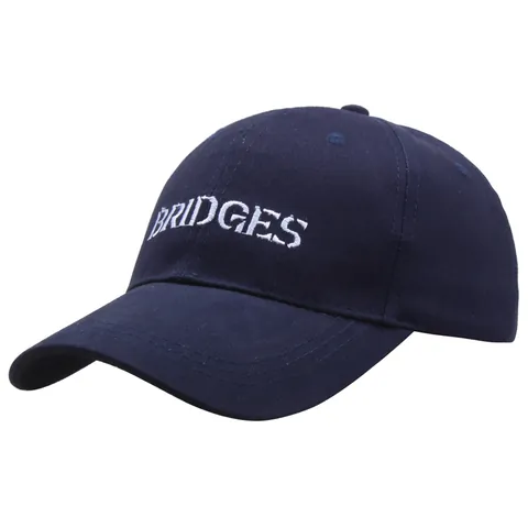 Gorra de Béisbol de Algodón Informal Bordada Con Letras Bridges Ajustable Sombrero de Sol para Exteriores Moda Deportiva