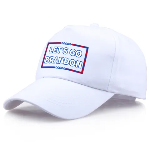 Βαμβακερό Καπέλο Μπέιζμπολ Let's Go Brandon Τύπωμα Γράμμα Αστέρι Ρυθμιζόμενο Καπέλο Ήλιου Vintage Casual Unisex