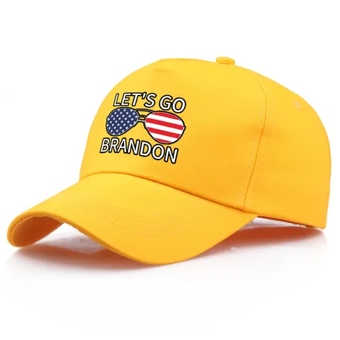 Cotton Baseball Cap Printed Slogan Sunglasses US Flag Pattern Adjustable Sunshade Hat For Outdoor Sports Men Women Casual