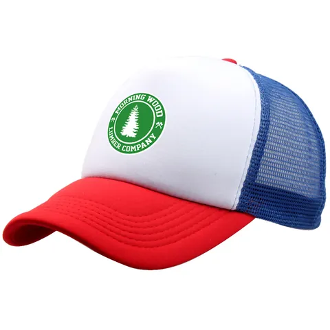 Morning Wood Lumber Company Mesh Trucker Pet Verstelbaar Polyester Zonbescherming Honkbalpet Outdoor Casual Snapback Pet