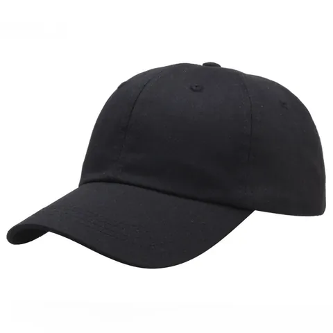 Minimalist Pure Cotton Plain Baseball Cap For Men Women Soft Top Unlined Adjustable Solid Color Sun Hat Casual Peaked Cap