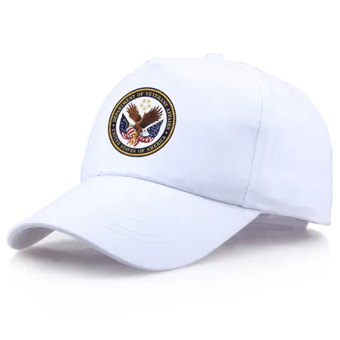 Berretto da Baseball in Cotone Con Logo del Dipartimento degli Affari dei Veterani degli Stati Uniti Regolabile per Sport all'Aperto Donna Uomo Regalo Commemorativo Militare