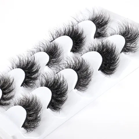 Faux Nerz Falsche Wimpern Dramatisch Dick Mehrschichtig Kreuz Make-up Wimpernverlängerung Beauty Tools Damen Augen Make-up