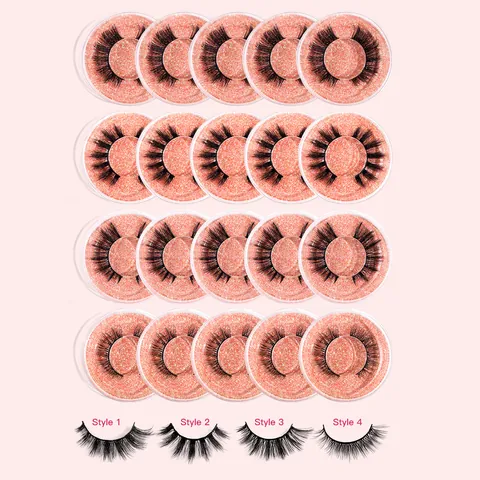 Synthetic Fiber False Eyelashes Thick Natural Crisscross Eye Lashes Waterproof Reusable Handmade Eye Makeup Accessories Women