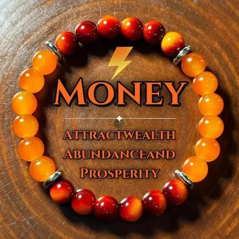 Fashion Imitation Tiger Eye Stone Beaded Bracelet Elastic Yellow Gemstone Wealth Hand String Ethnic Vintage Unisex Jewelry