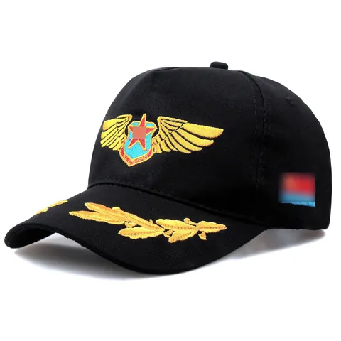 Unisex Baumwolle Militär Baseballkappe Bestickt Navy Stil Taktischer Sonnenhut Verstellbare Sport Trucker Mütze Für Damen Herren