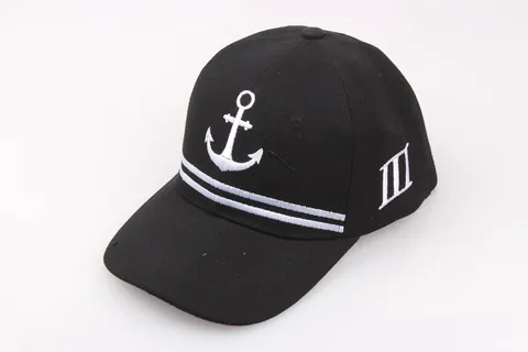 Casquette De Baseball En Coton Style Marin Avec Broderie Ancre Thème Nautique Chapeau Cosplay Anime Réglable Homme Femme