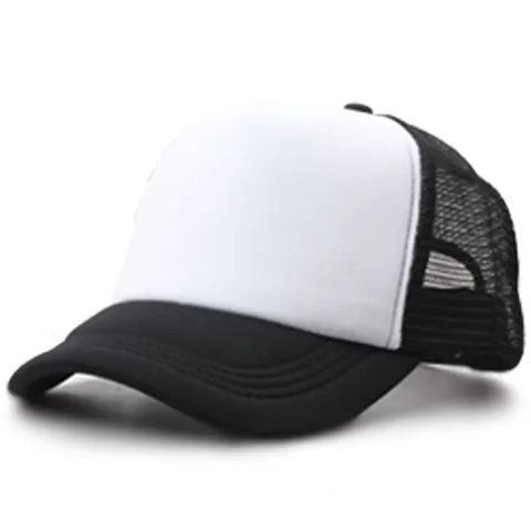 Gorra Trucker de Malla Transpirable Snapback Ajustable Protección Solar Gorra de Béisbol Lisa para Deportes al Aire Libre Unisex