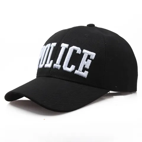 Military Tactical Embroidered Baseball Cap Cotton Adjustable Commemorative Hat Army FBI Police USAF Bomb Squad Sun Hat For Men Women