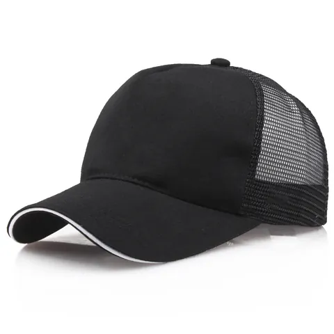 Gorra Trucker de Malla Transpirable Unisex Ajustable Five Panel Gorra de Béisbol para Viajes al Aire Libre Publicidad Protección Solar