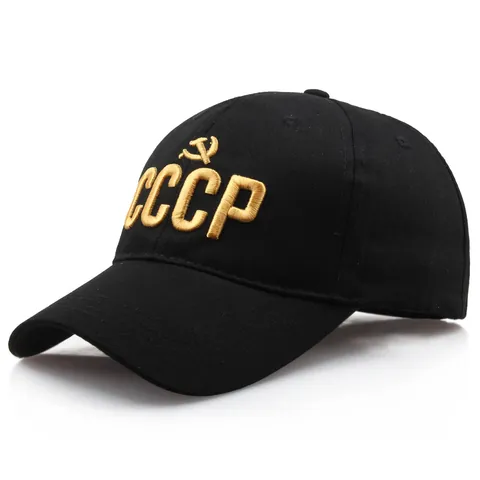 CCCP USSR Sovjet-Unie Sovjet-Russische Stijl Honkbalpet Katoen Geborduurd Verstelbaar Outdoor Zonnehoed Voor Heren Vrouwen