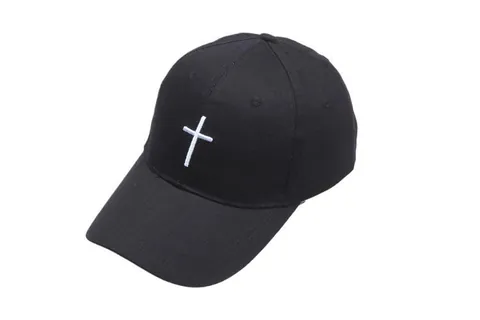 Katoenen Honkbalpet met Geborduurd Kruis Verstelbare Dad Hat Outdoor Zonbescherming Casual Mode Streetwear Unisex Sportmuts