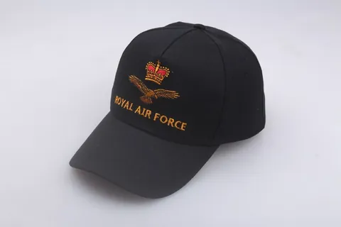 Vintage Eagle Crown Embroidery Baseball Cap Cotton Twill Structured Top Adjustable Military Style Sun Hat For Men Women