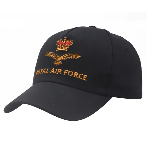 Vintage Eagle Crown Embroidery Baseball Cap Cotton Twill Structured Top Adjustable Military Style Sun Hat For Men Women