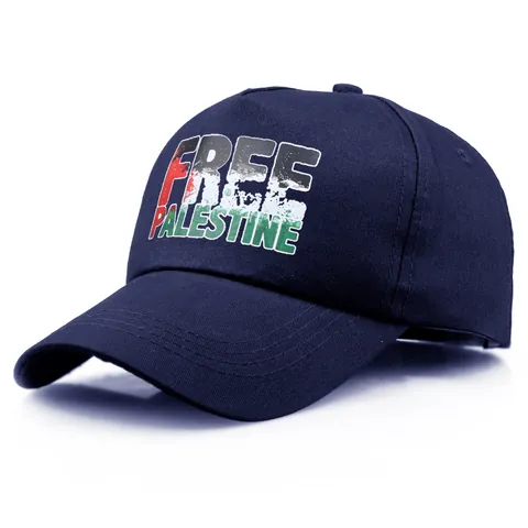 Casquette de Baseball en Coton avec Impression du Drapeau Free Palestine Streetwear Décontracté Réglable Chapeau de Soleil pour Hommes Femmes