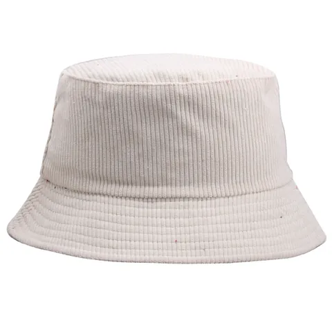 Unisex Vintage Cord Anglerhut Einfarbig Flache Krone Kurze Krempe Fischerhut Warm Faltbarer Sonnenhut Für Damen Herren
