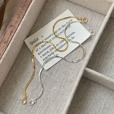 925 Sterling Silver Snake Bone Bracelet With Round Bubble Zircon Minimalist Vintage Style Jewelry For Women Gold Silver Bracelet