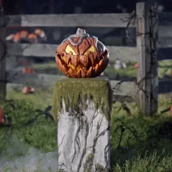 Halloween Τρομακτικό Κεφάλι Κολοκύθας Φανάρι Ρητίνη Διακόσμηση Κήπου LED Λαμπερή Κολοκύθα Σκηνικό Αντικείμενο Πάρτι