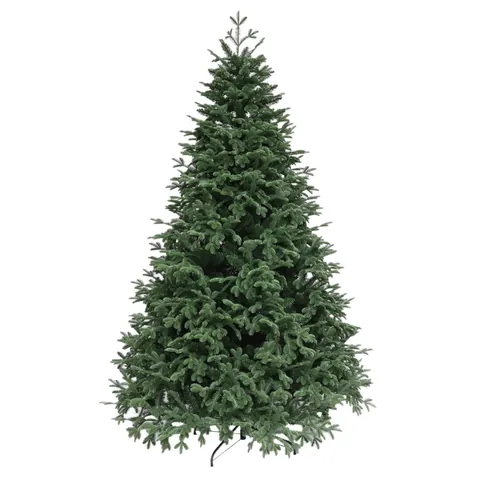 Vollständiger Künstlicher Weihnachtsbaum Mit Metallständer Realistische Dichte Grüne PVC Zweige Für Innen Zuhause Wohnzimmer Büro Dekor Festlicher Baum