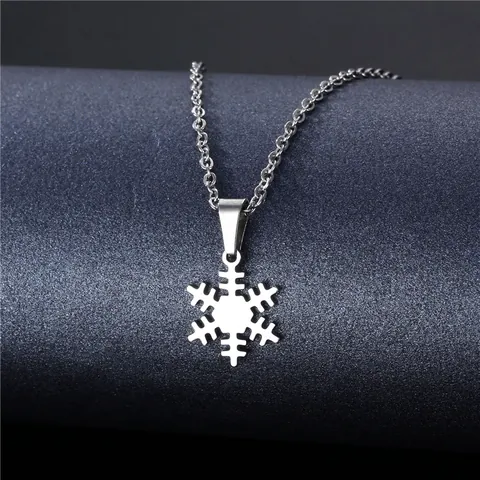 Collana Con Pendente In Acciaio Inossidabile Per Donna Elegante Cuore Cavo Fiore Animale Geometrico Gioielli Di Moda Regalo Quotidiano Festa