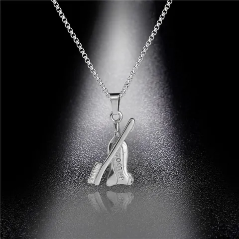 Edelstahl Zahnbürste Und Zahnpasta Anhänger Halskette Silberton Kreatives Zahnarzt Geschenk Unisex Minimalistischer Boxkette Schmuck