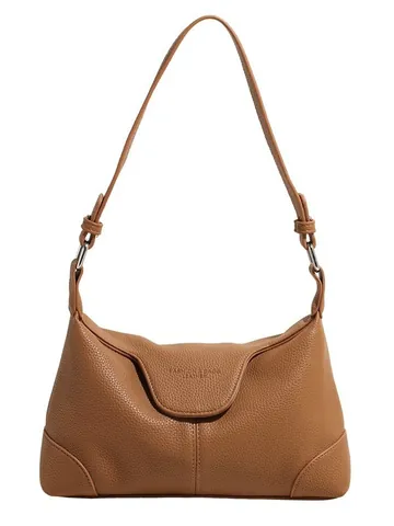 Borsa a Spalla in Pelle PU Retro Texture Litchi Borsa Sottobraccio Tracolla Regolabile Moda Donna Borsa Quotidiana