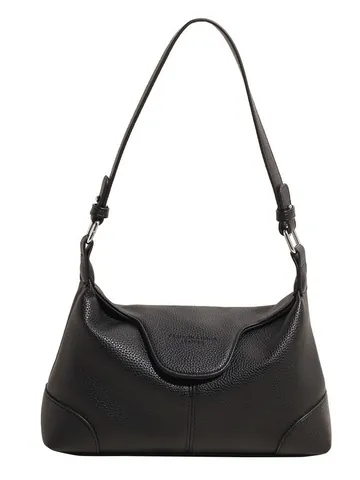 Borsa a Spalla in Pelle PU Retro Texture Litchi Borsa Sottobraccio Tracolla Regolabile Moda Donna Borsa Quotidiana