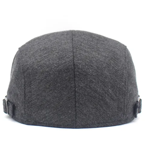 Vintage Adjustable Cotton Flat Cap For Men Women Classic Solid Color Newsboy Ivy Cabby Hat Fashion Casual Outdoor Beret Hat