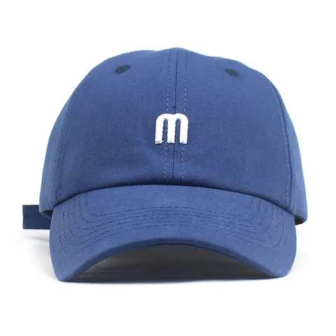 Casquette de Baseball Unisexe en Coton Décontracté Broderie Lettre m Réglable Pare-soleil Sport Chapeau Hommes Femmes Outdoor