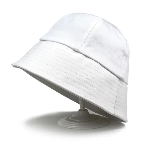 Unisex Casual Pure Cotton Solid Color Bucket Hat Sun Protection Outdoor Foldable Fisherman Hat For Men Women Travel Beach