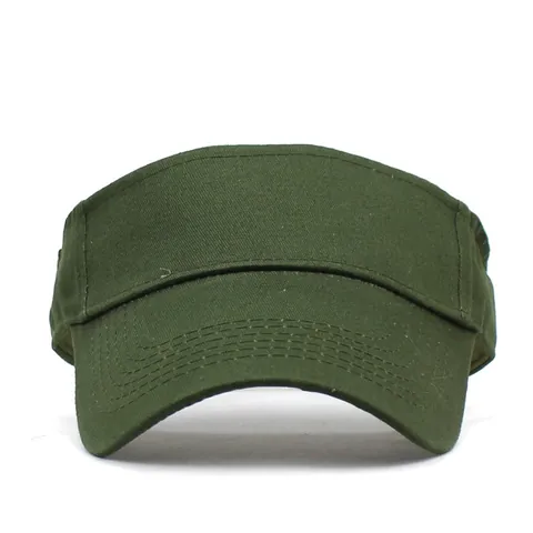 Unisex Baumwollmischung Sonnenblende Hut Verstellbar Outdoor Sport Leere Top Beach Cap Atmungsaktiv Casual Golf Visier