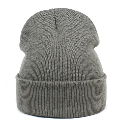 Berretto Classico in Maglia a Costine di Acrilico per Uomo Donna Tinta Unita Con Risvolto Berretto Invernale Caldo Accessorio Streetwear Casual