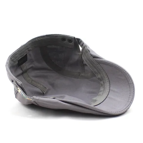 Basco Regolabile in Cotone Vintage Berretto Piatto per Uomo Donna Casual Cappello Cabbie Ivy Con Toppa a Lettera Protezione Solare