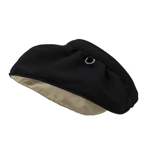 Women's Wide Brim Sun Hat Foldable Polyester Portable Shell Shape Beach Hat With Metal Ring Sun Protection Shading Hat