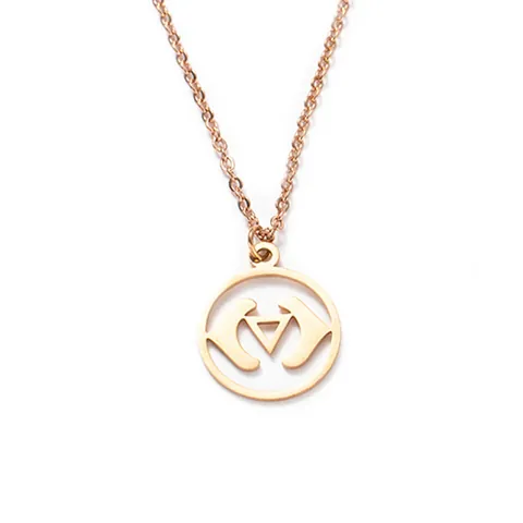 Collier Pendentif Chakra en Acier Inoxydable Géométrie Sacrée Rond Ajouré Yoga Mandala Bijoux Spirituels Pour Femmes Hommes