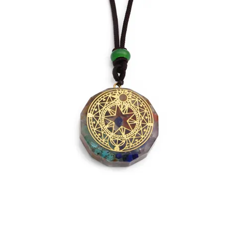 Κολιέ Μενταγιόν Orgonite Energy Stone Δέντρο Της Ζωής Λουλούδι Της Ζωής Κύβος Μέτατρον Mandala Ιερή Γεωμετρία Θεραπευτικός Κρύσταλλος Ρητίνη Κοσμήματα Για Γιόγκα Γυναικεία Ανδρικά